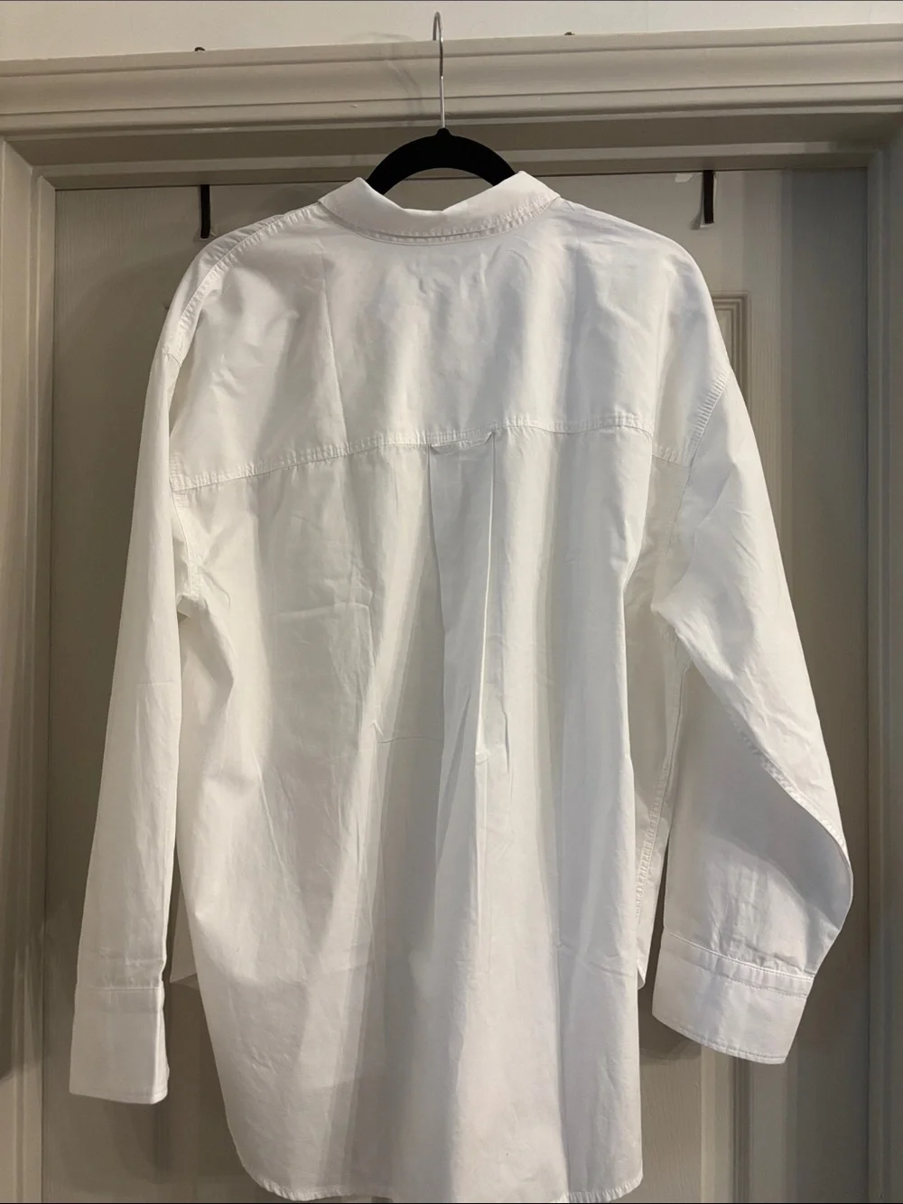 J Crew Etienne Oversized White Button-Down Shirt